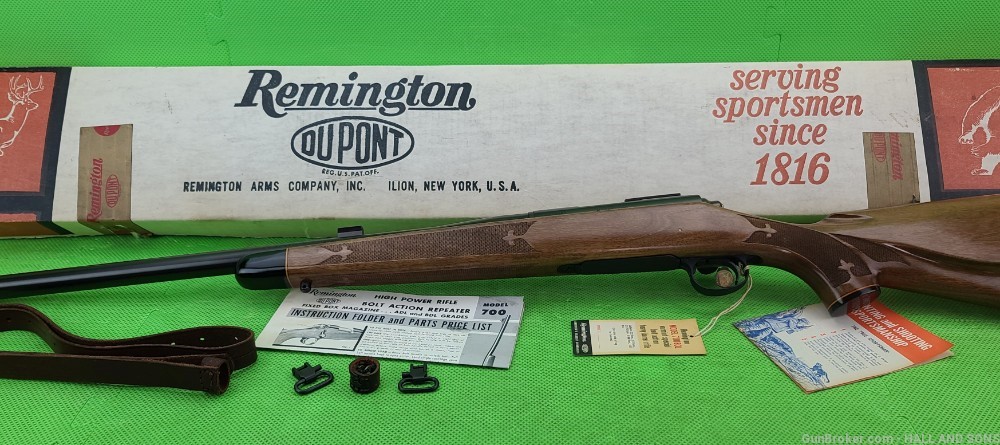 Remington 700 BDL * VARMINT SPECIAL * 222 Rem Born 1968 24" Heavy Barrel-img-2