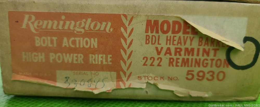 Remington 700 BDL * VARMINT SPECIAL * 222 Rem Born 1968 24" Heavy Barrel-img-4