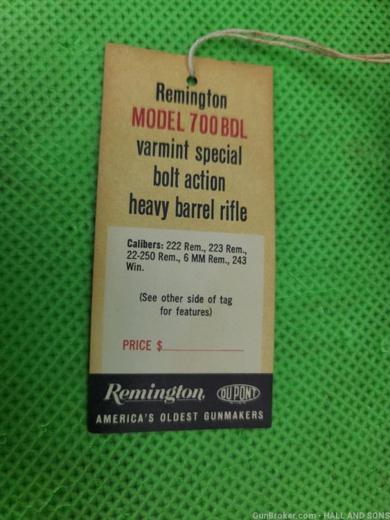 Remington 700 BDL * VARMINT SPECIAL * 222 Rem Born 1968 24" Heavy Barrel-img-7