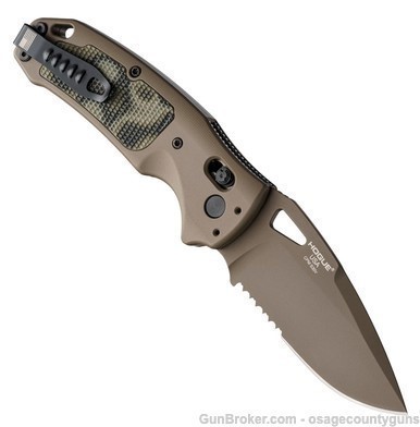 Hogue SIG K320 AXG Scorpion Knife - 3.5" Drop Point Blade - New in Box -img-1