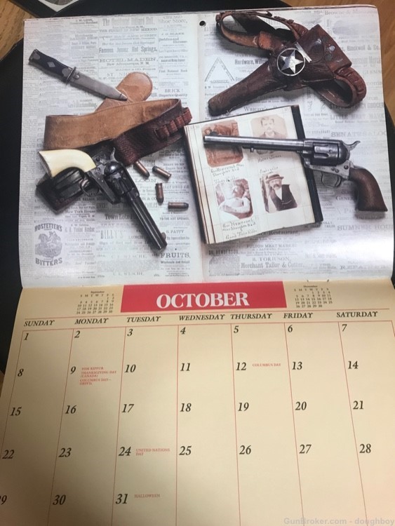 Guns of Old West 1989 U.S. Shooting Team Calendar-img-10