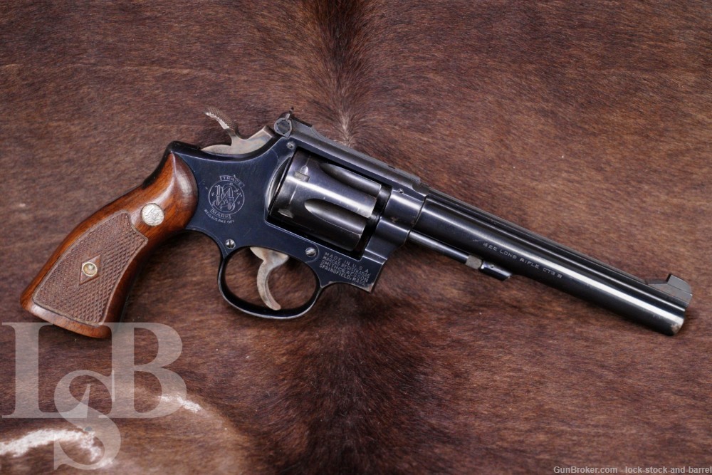 Smith & Wesson S&W K-22 Masterpiece Pre-Model 17 .22 LR Revolver 1957 C&R-img-0