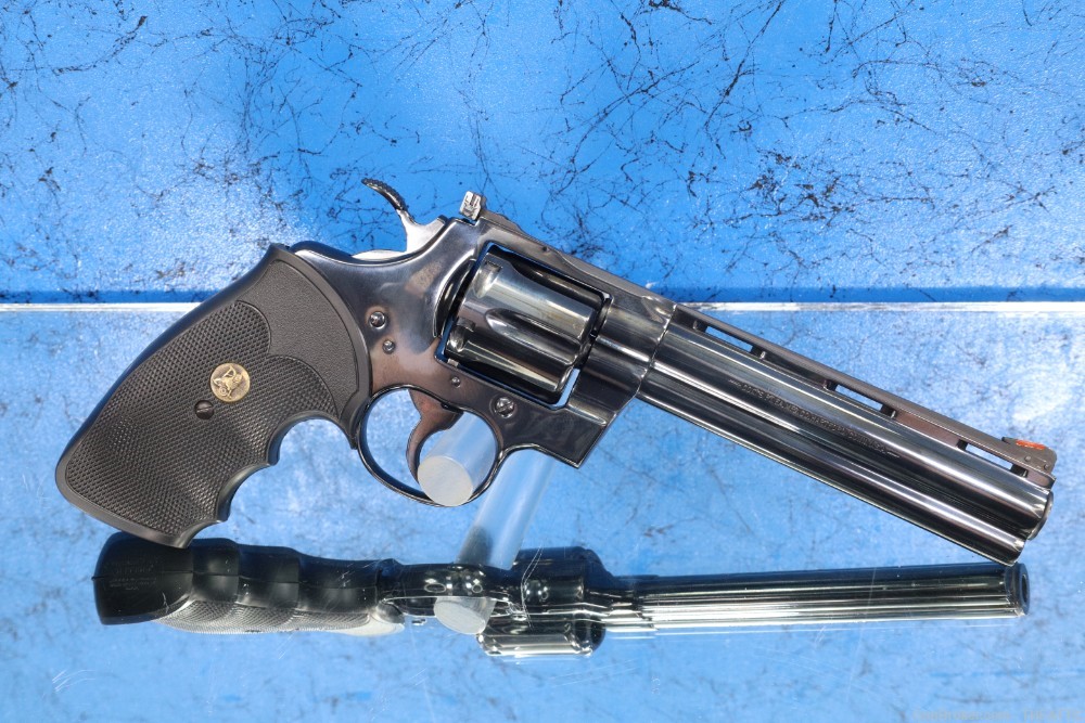 COLT PYTHON 357 MAG 6 INCH BLUED MADE 1986 VERY NICE-img-41