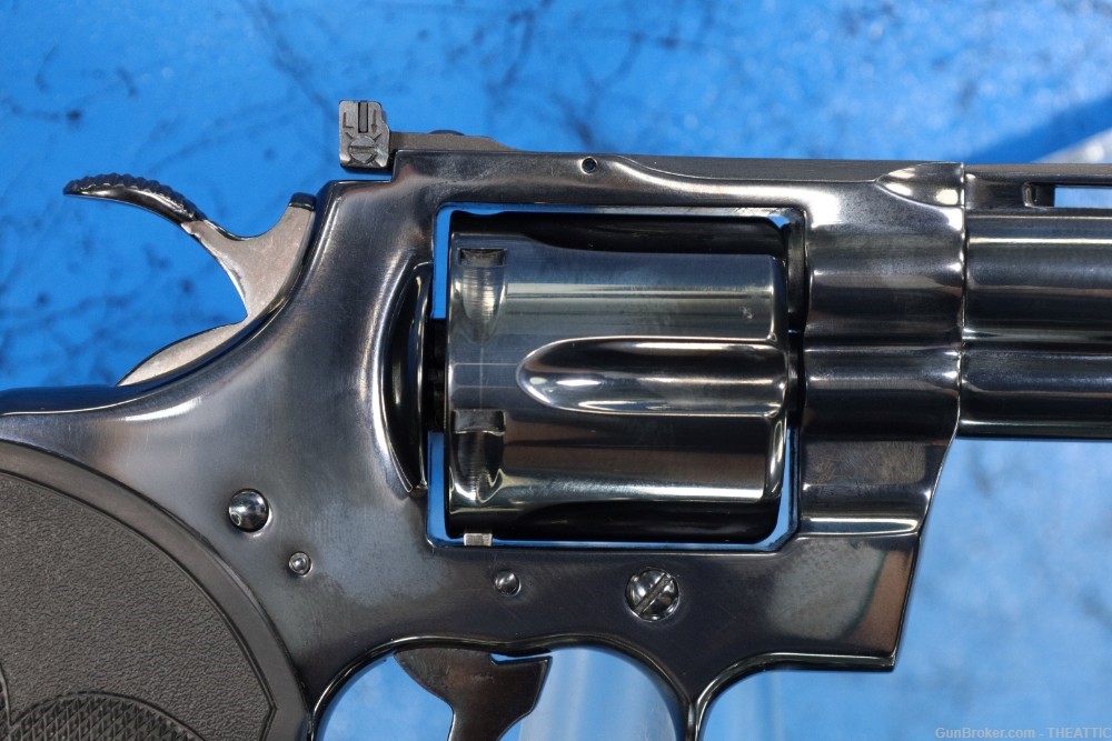 COLT PYTHON 357 MAG 6 INCH BLUED MADE 1986 VERY NICE-img-45