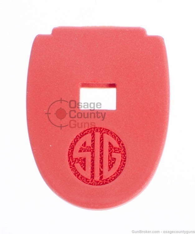 Sig Sauer Floor Plate, Full Size/Compact - Red - Condition-img-0