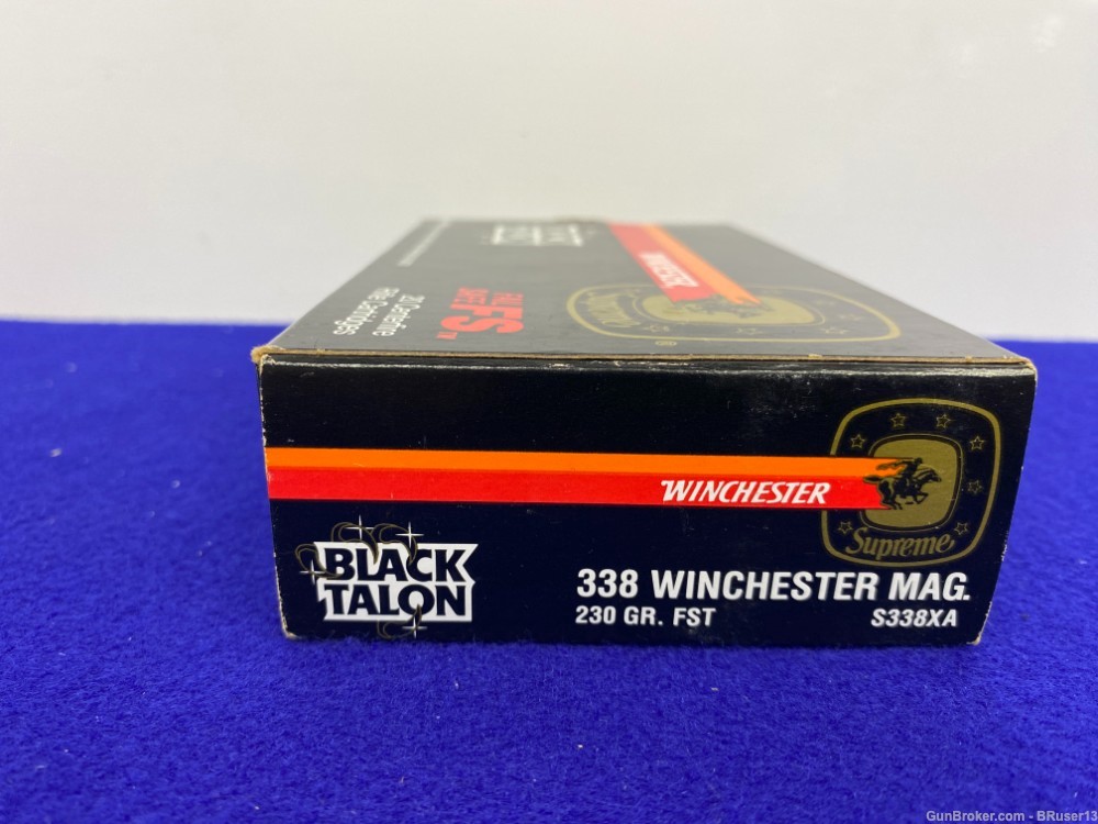 Winchester Black Talon .338 Win Mag 40 Rounds * QUALITY  POWERFUL AMMO *-img-4