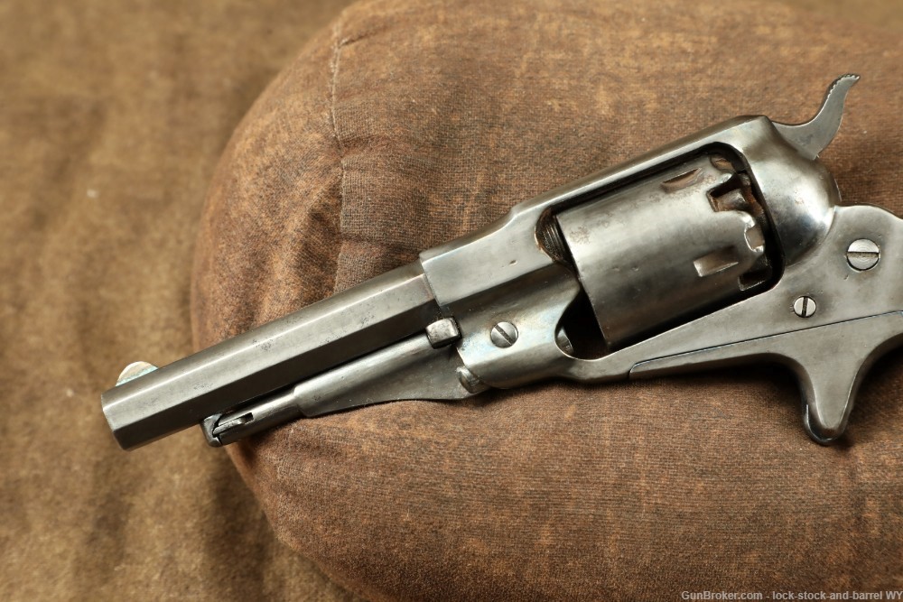 Civil War Remington New Model Pocket Revolver .31 Cal Percussion Antique-img-5