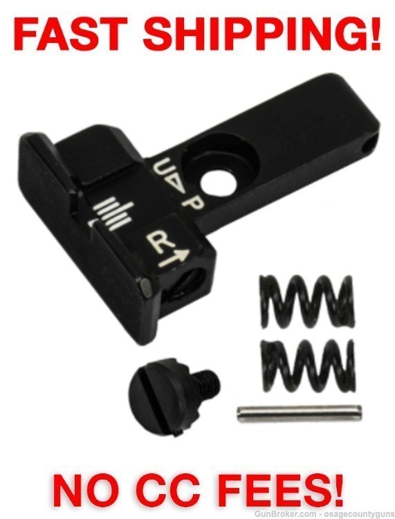 Sig Sauer P210 Rear Sight Assembly, Adjustable-img-0