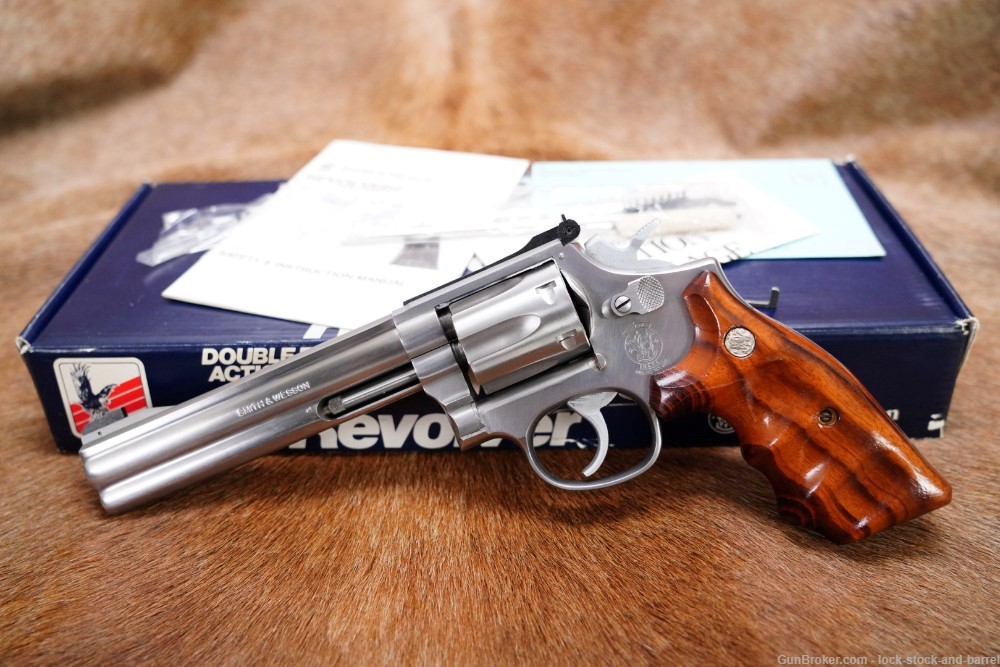 Smith & Wesson S&W Model 648 103668 .22 WMR 6" DA/SA Revolver & Box 1991-img-3