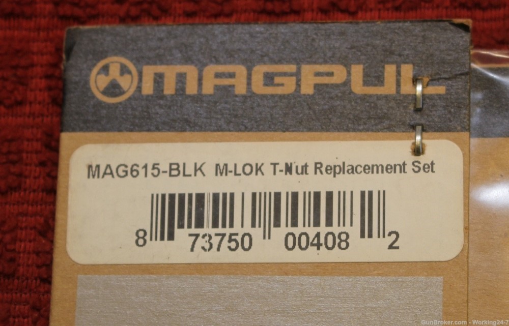 Magpul MAG615-BLK M-LOK T-Nut Replacement Set Chromoly Steel Black-img-4