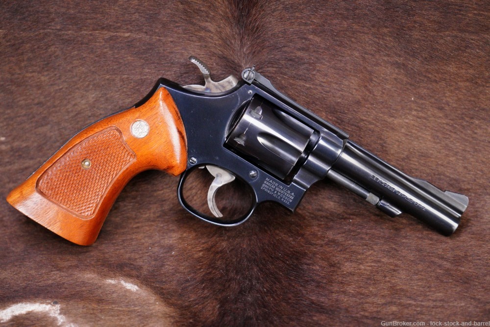 Smith & Wesson S&W Model 18-4 K-22 Combat Masterpiece .22 LR Revolver 1982-img-2