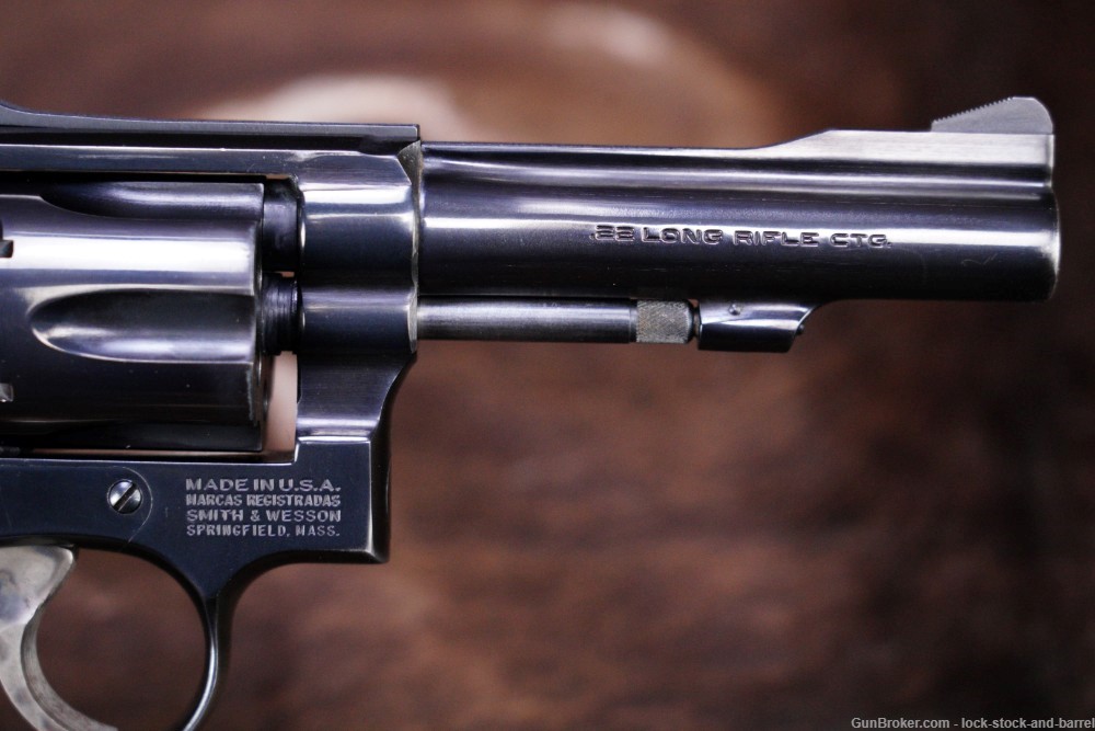 Smith & Wesson S&W Model 18-4 K-22 Combat Masterpiece .22 LR Revolver 1982-img-9