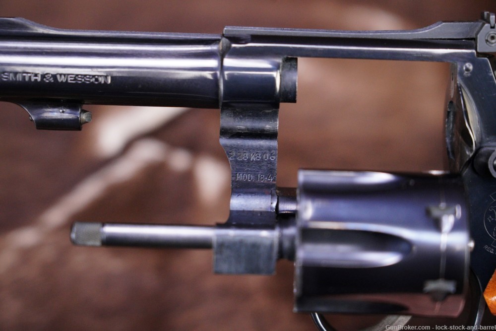 Smith & Wesson S&W Model 18-4 K-22 Combat Masterpiece .22 LR Revolver 1982-img-12