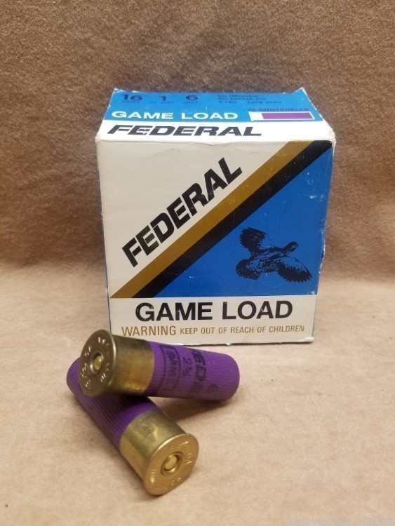Federal 16GA Game Loads Vintage -img-1