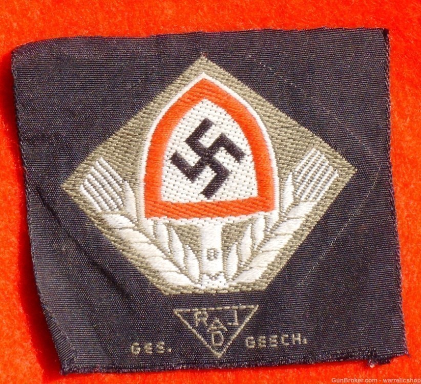 WW2 German RAD cap insignia-img-0