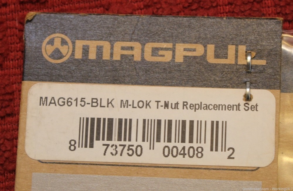 Magpul MAG615-BLK M-LOK T-Nut Replacement Set Chromoly Steel Black-img-4