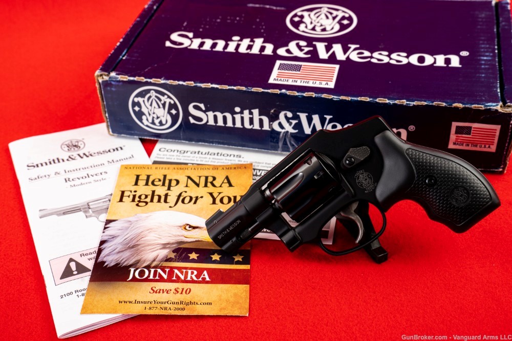 Smith and Wesson 43C AirLite .22LR 8-Shot Revolver! Excellent Condition! -img-0