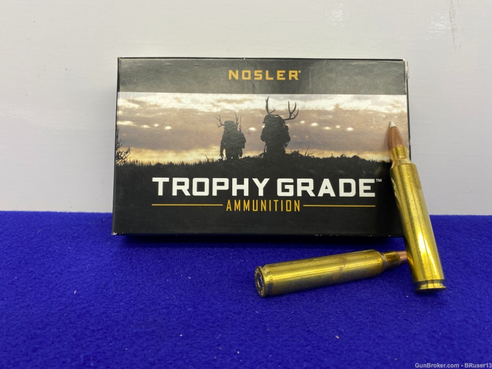 Nosler Trophy Grade 300 Rum 20 Rounds * POWERFUL ACCURACY *-img-0