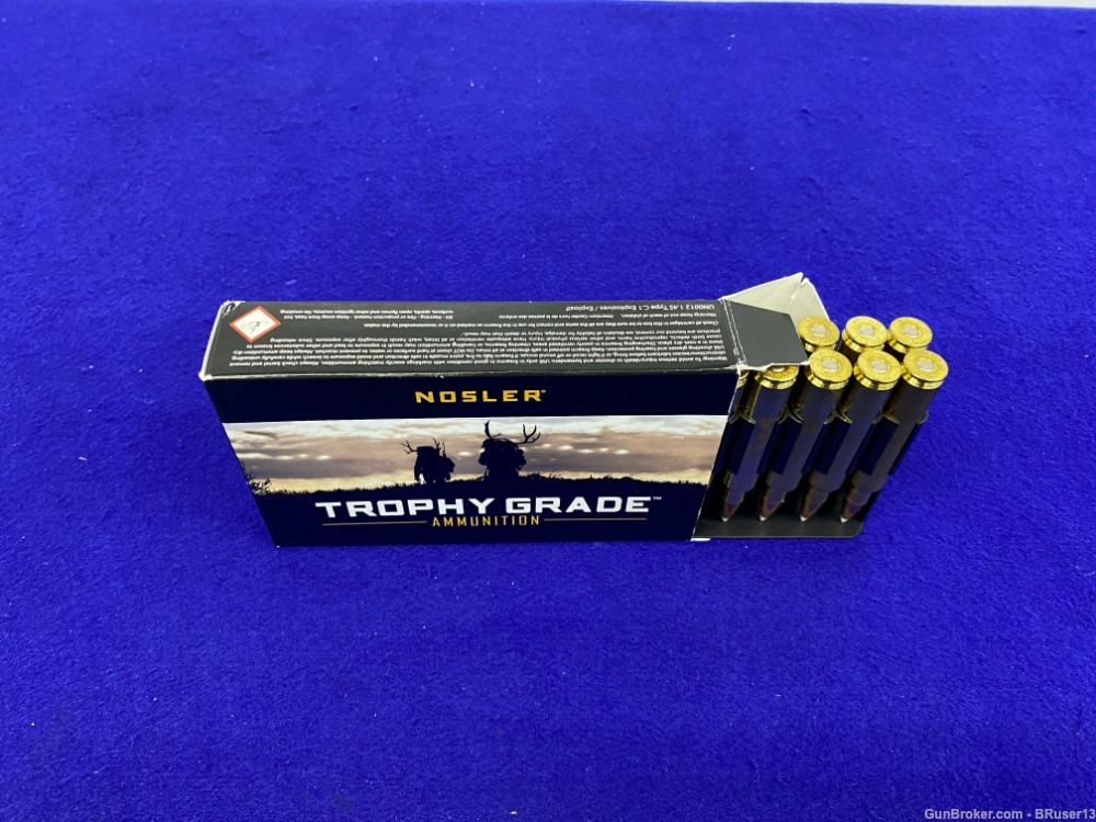 Nosler Trophy Grade 300 Rum 20 Rounds * POWERFUL ACCURACY *-img-9