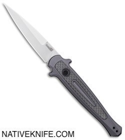 Kershaw Launch 8 Stiletto Automatic Knife Gray/CF-img-0