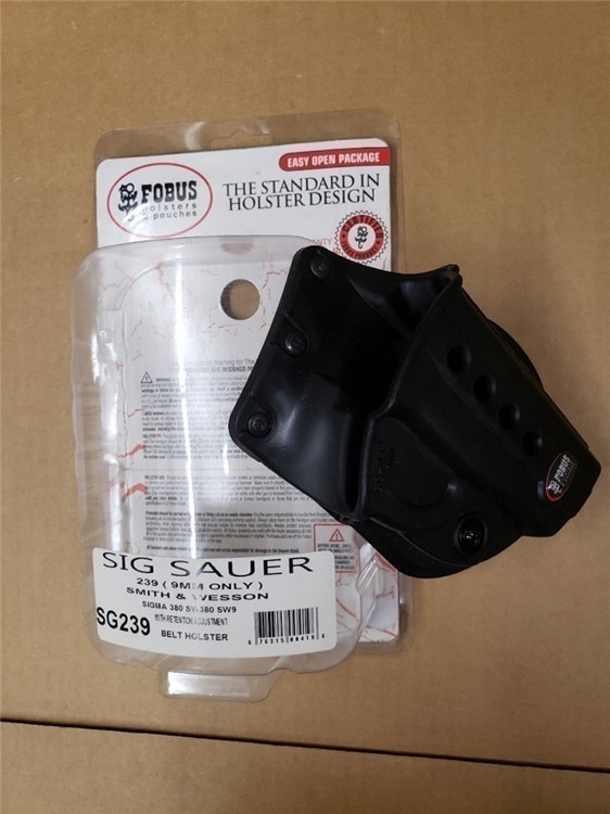 Fobus Paddle Holster for Sig Sauer P239, Sigma 380,SW380, SW9-img-0