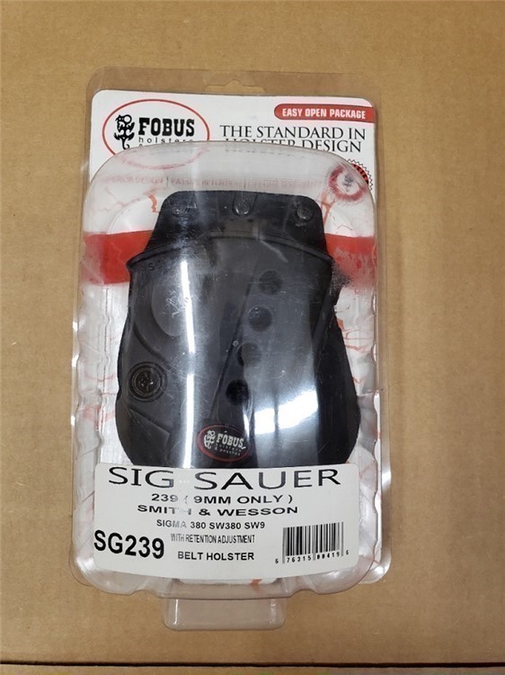 Fobus Paddle Holster for Sig Sauer P239, Sigma 380,SW380, SW9-img-1