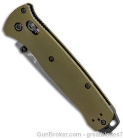 Benchmade Bailout AXIS Lock Knife Green 537GY-1 FREE SHIPPING!-img-1