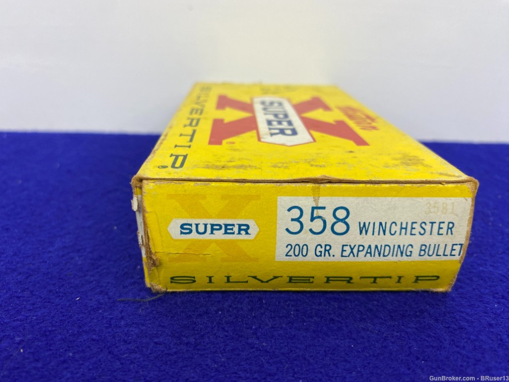 Vintage Winchester Western SuperX 358Win 20 Rds *GREAT COLLECTORS ADDITION*-img-4