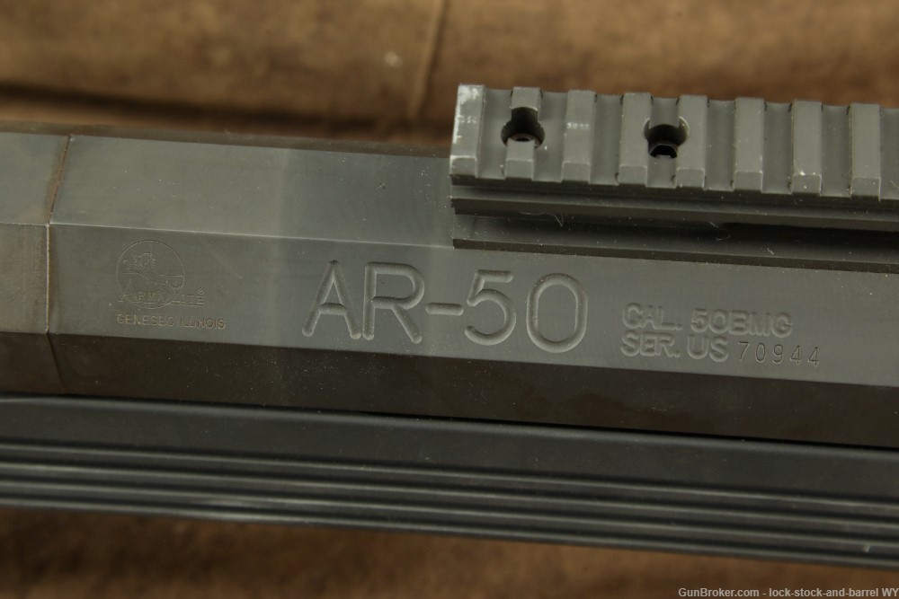 ARMALITE AR-50 .50 BMG Bolt Action Anti-Material Sniper Rifle No Bolt/Stock-img-28