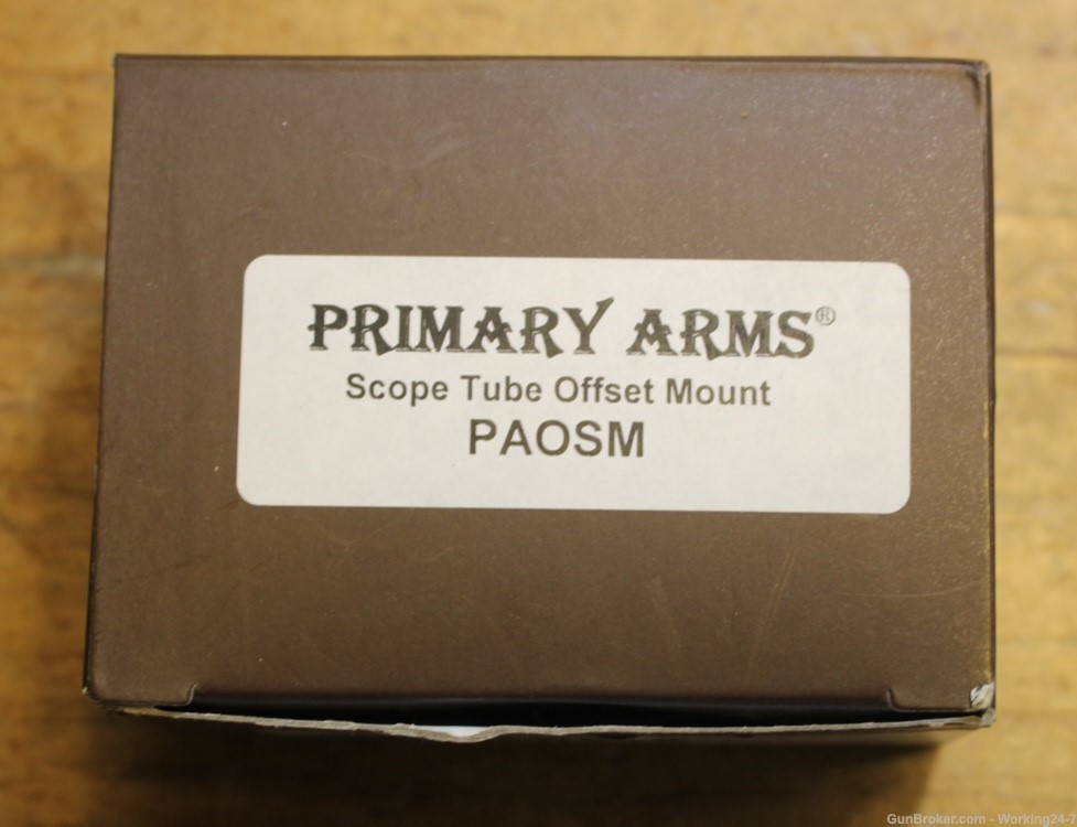 Primary Arms Scope Tube Offset Mount - 30mm SKU: PAOSM w 1" Inserts-img-0