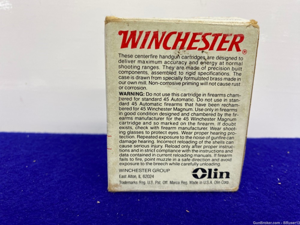 Winchester Super X .45 WinMag 20 Rds * QUALITY PERFORMANCE AMMO *-img-6