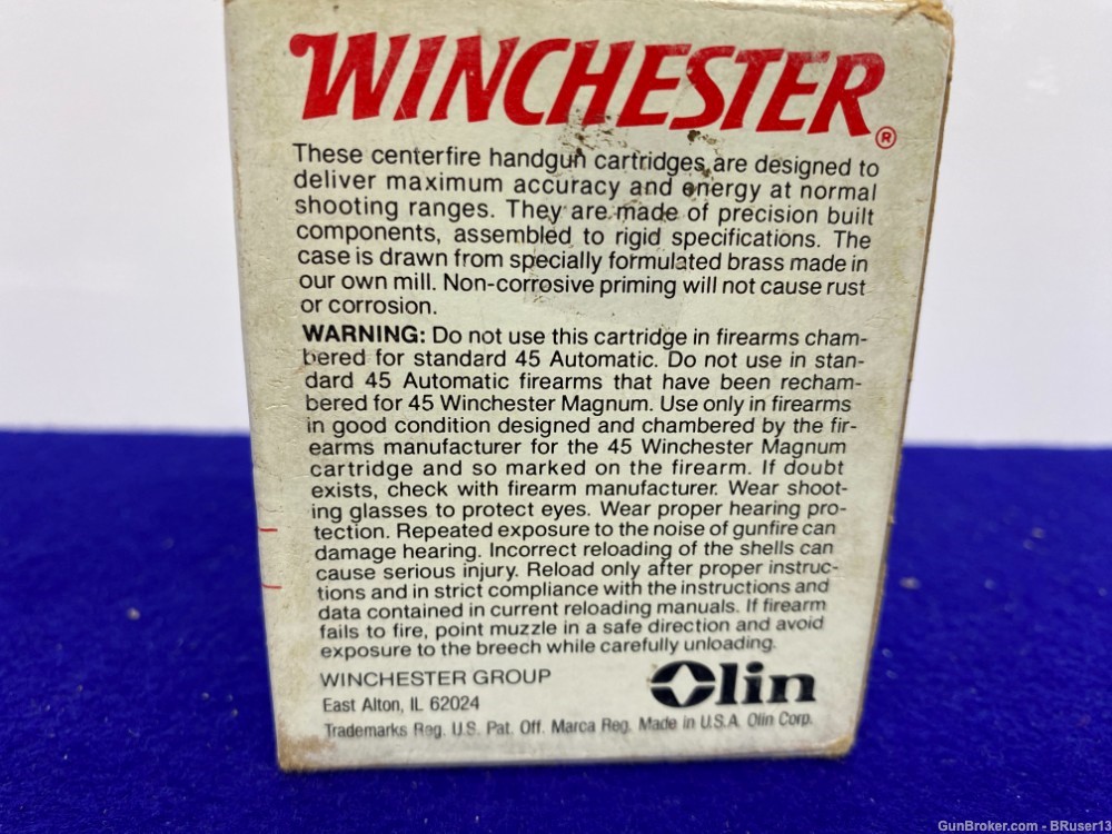 Winchester Super X .45 WinMag 20 Rds * QUALITY PERFORMANCE AMMO *-img-9