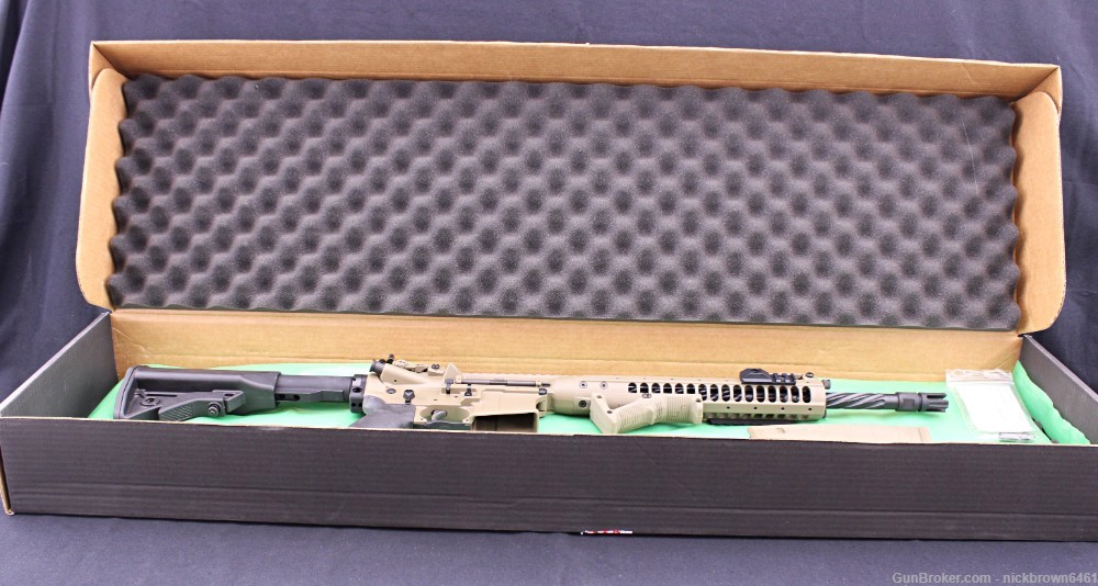 LWRC M6IC-SPR 5.56 NATO 16” BBL FDE 30+1 CAP PISTON W/ BOX AND SOFT CASE-img-3