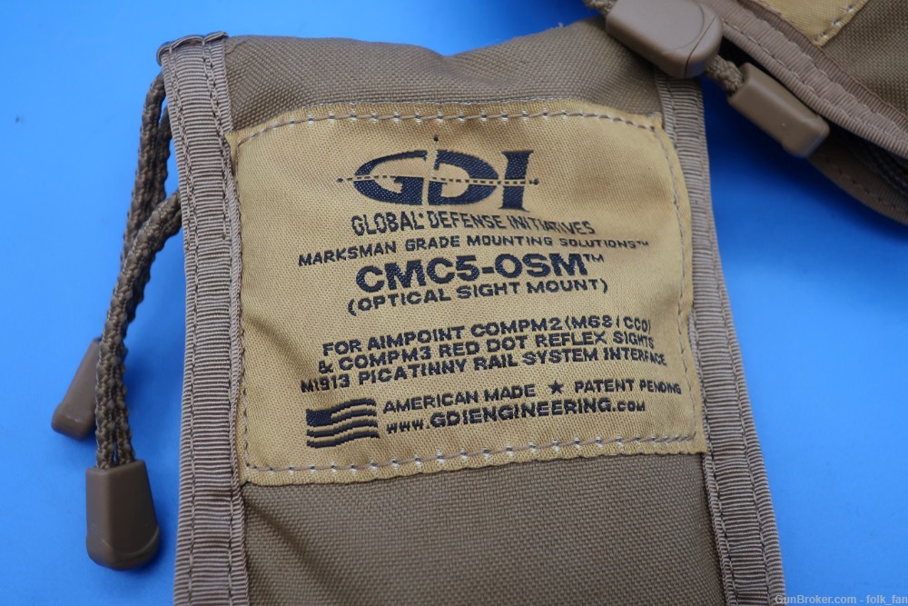 Global Defense Initiatives GDI CMC5-OSM Mount for Aimpoint & Red Dot Scopes-img-0