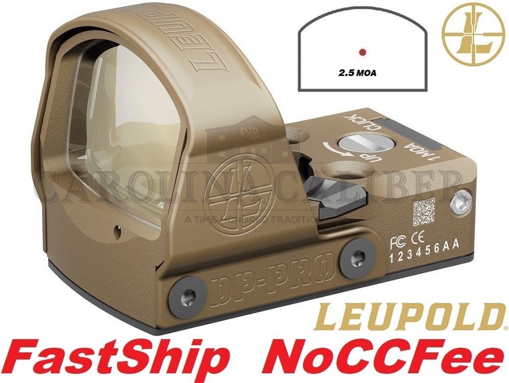 LEUPOLD DELTAPOINT PRO DELTAPOINT-PRO 2.5 MOA FDE 175840-img-0