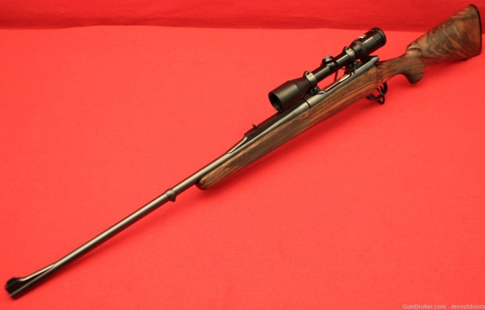 Winchester 70 .338 Win Mag 24" bolt action rifle with Zeiss Diavari-C scope-img-2