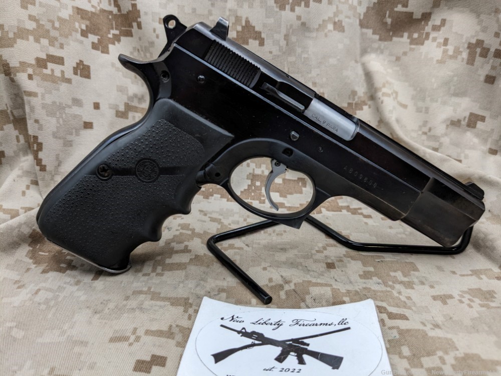 Tanfoglio P9 9MM DA/SA Pistol, CZ75 Clone, 1-15 rd mag, Good Condition-img-1