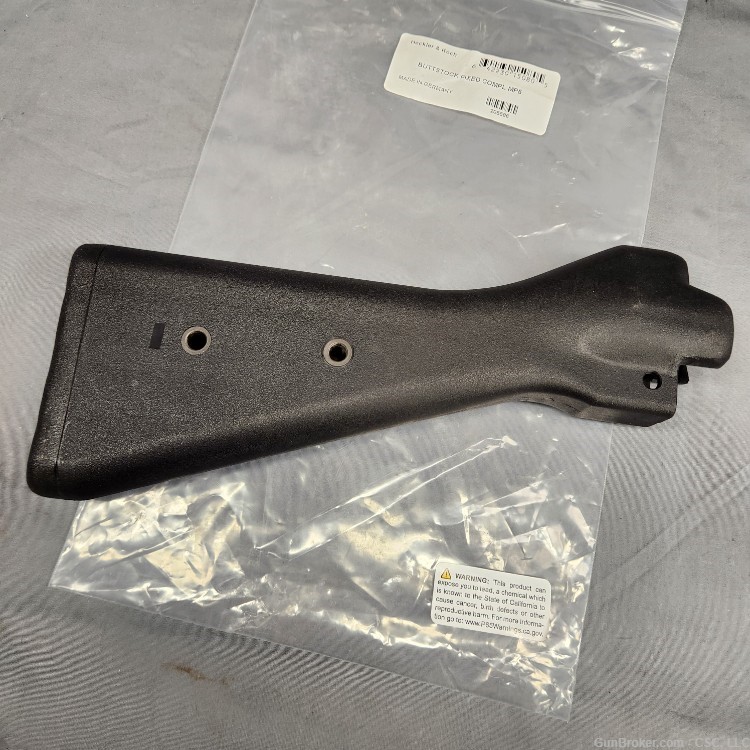 HK Mp5 or Sp5 fixed buttstock black A2 new 205586 Made in Germany-img-2