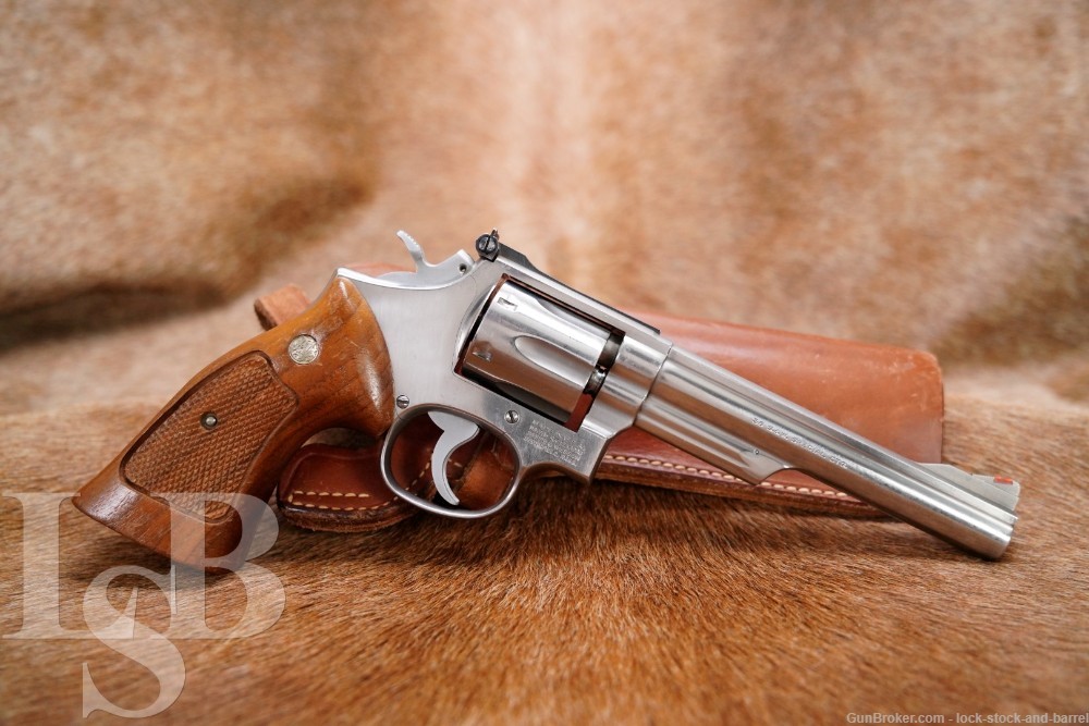 CHP California Highway Patrol Smith & Wesson Model 68-2 .38 Spl 6" Revolver-img-0