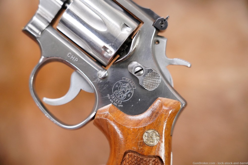 CHP California Highway Patrol Smith & Wesson Model 68-2 .38 Spl 6" Revolver-img-9