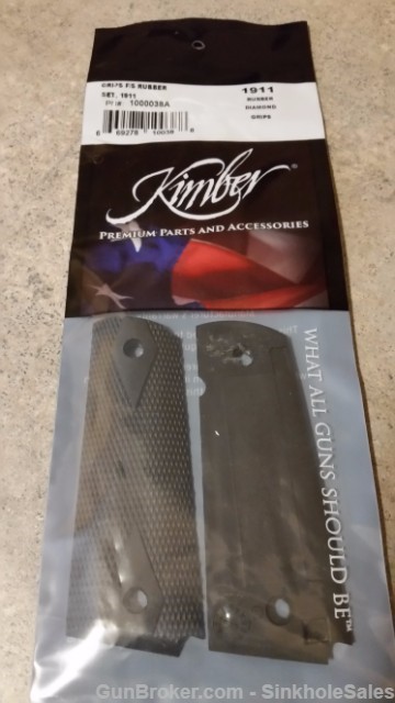 Kimber 1911 Full Size Rubber Grips  1000038A-img-1