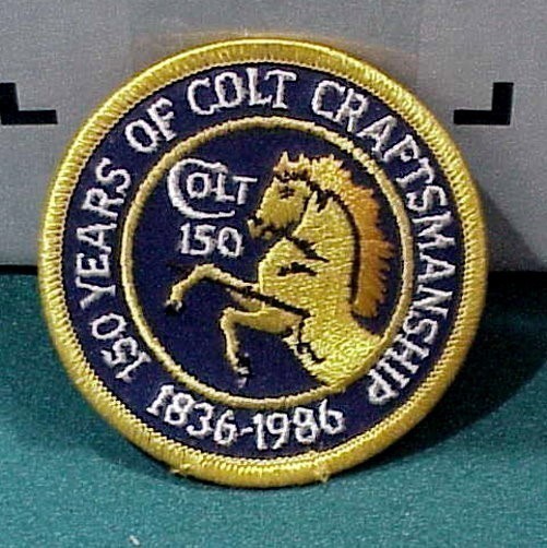 150 Years Of Colt Craftsmanship 1986 Patch-img-0