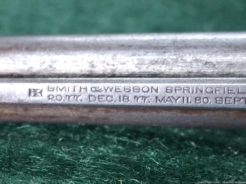 Smith & Wesson Hammerless 1st model Revolver .32 S&W Lemon Squeezer-img-2