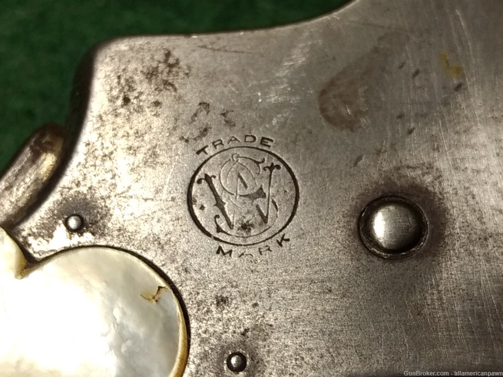 Smith & Wesson Hammerless 1st model Revolver .32 S&W Lemon Squeezer-img-8