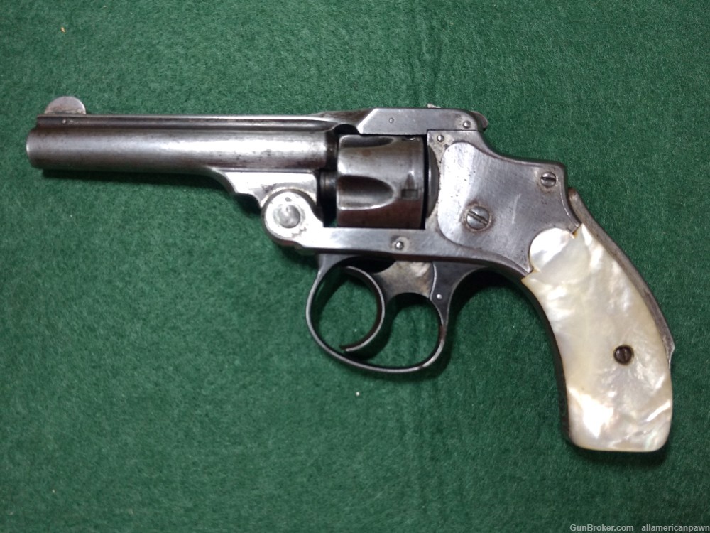 Smith & Wesson Hammerless 1st model Revolver .32 S&W Lemon Squeezer-img-0