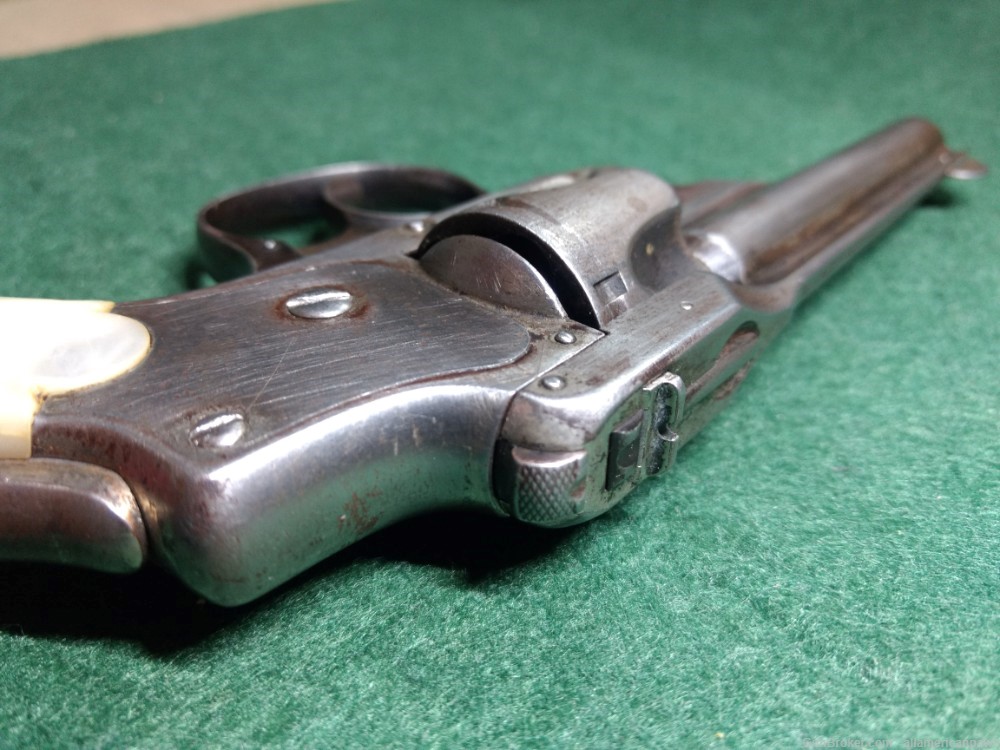 Smith & Wesson Hammerless 1st model Revolver .32 S&W Lemon Squeezer-img-1