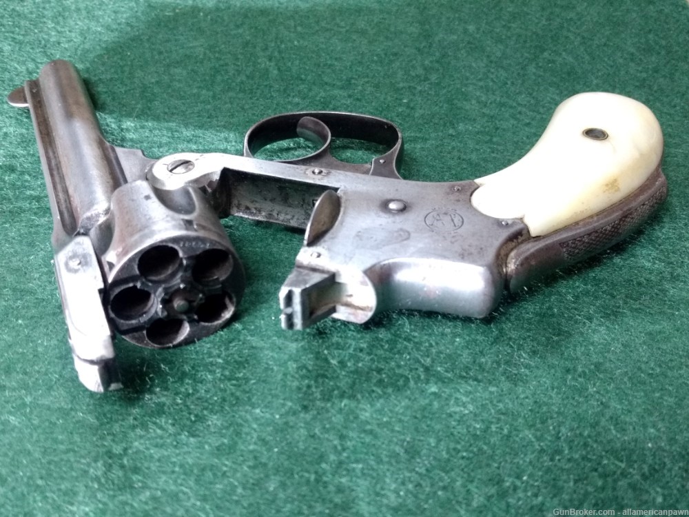 Smith & Wesson Hammerless 1st model Revolver .32 S&W Lemon Squeezer-img-5