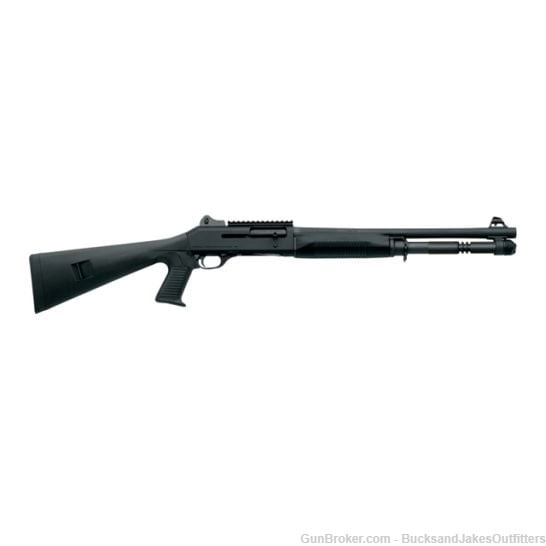 BENELLI M4 TACTICAL SHOTGUN 12GA 18.5" , 3" CHAMBER, BLACK SYNTHETIC 11707-img-0