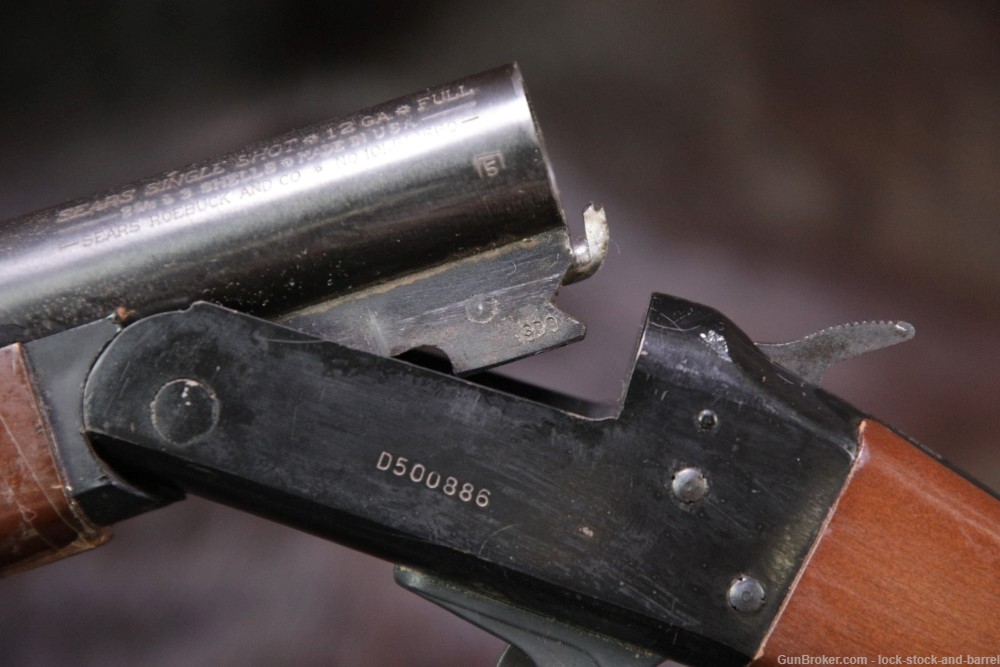 Sears Stevens Model 101.510660 12 GA 28.25” Single Shotgun, MFD 1980-img-25