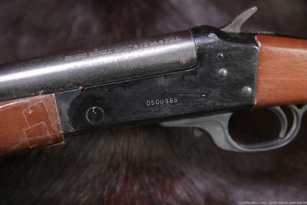 Sears Stevens Model 101.510660 12 GA 28.25” Single Shotgun, MFD 1980-img-21